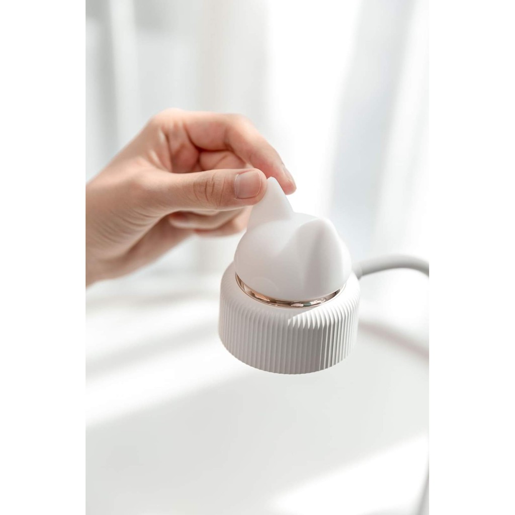 Đèn mèo đọc sách màu trắng