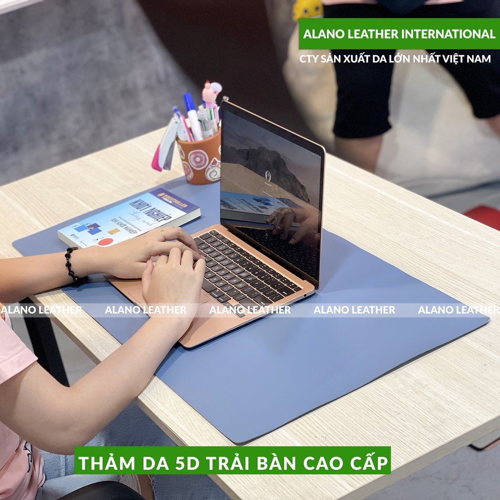 [Hình Thật / Giá Xưởng] Thảm Da Trải Bàn 5D Màu Xanh Pastel Chống Thấm, Chống Trầy, Tiện Lợi, Bảo hành 1 Năm Tại Xưởng