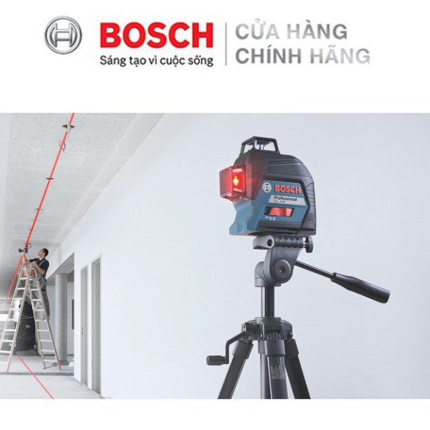 [HÀNG CHÍNH HÃNG] Máy Cân Mực Laser Bosch GLL 3-80 (Tia Đỏ)
