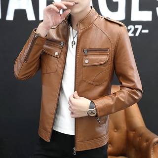 [ XẢ KHO] Áo khoác da nam đẹp cao cấp hàng chuẩn loại 1 màu đen và nâu