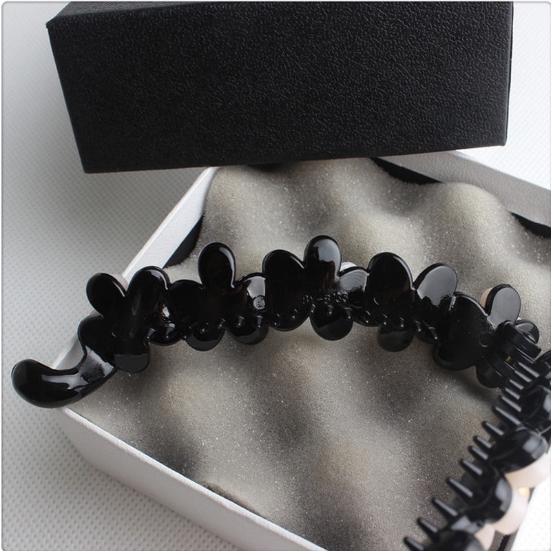 Kẹp hoa chuối phiên bản Hàn Quốc Trung bình Cô gái acrylic Kẹp hoa chuối