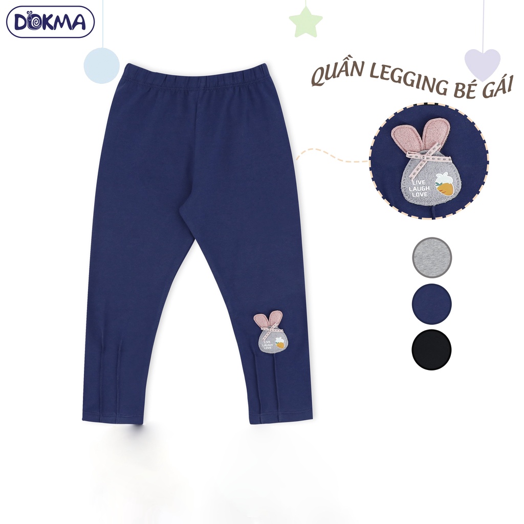 DQ1150 Quần legging dài bé gái Dokma  DQ1841