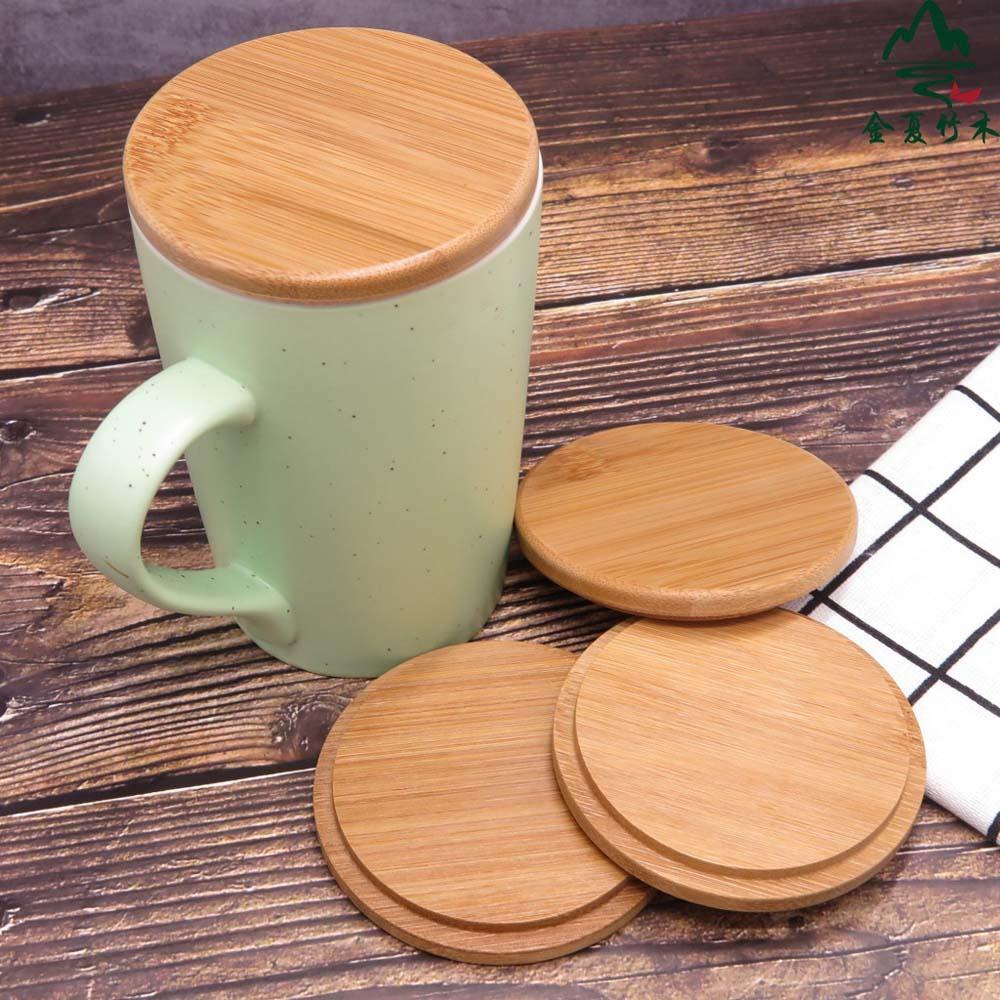Nắp Đậy Cốc Nước Bằng Tre Cách Nhiệt An Toàn Ốp