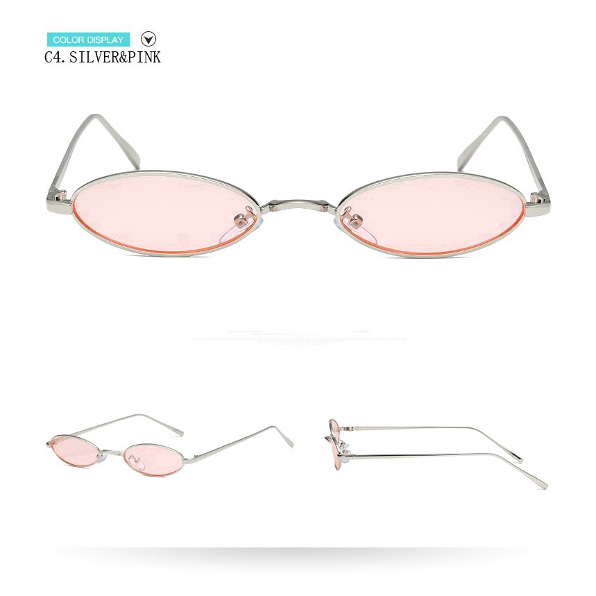 Kính mát nữ gọng kim loại tròn nhỏ xinh Samjune