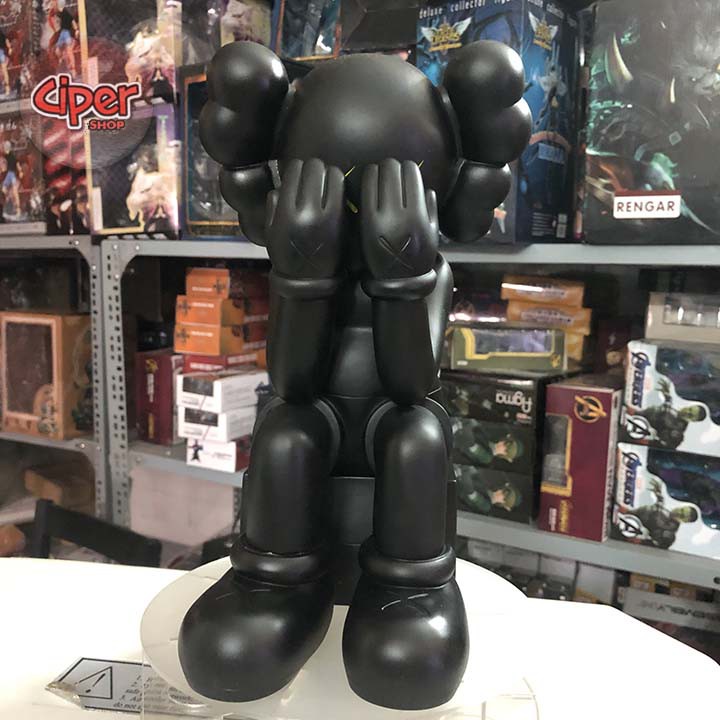 Mô hình Kaws Companion Ngồi - Đen 28cm - Figure Kaws Black