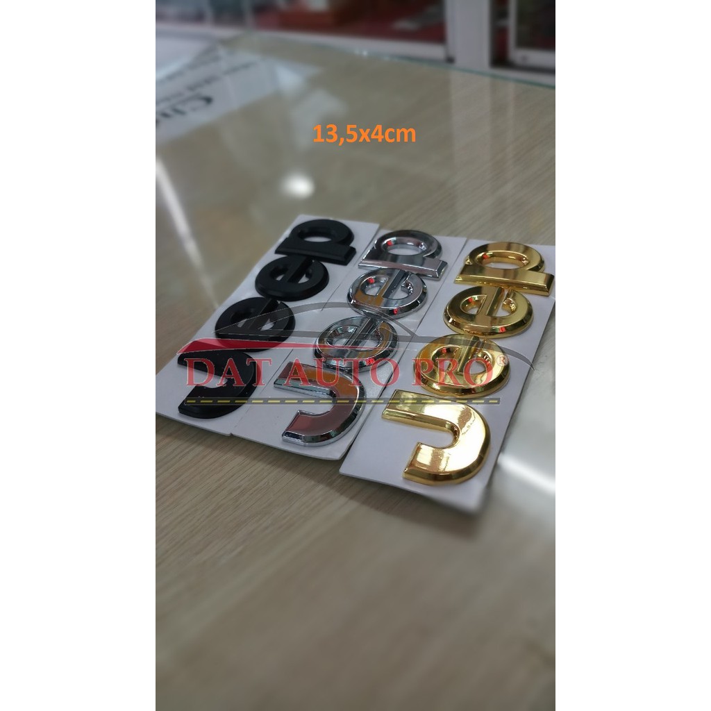 Tem 3D KIM LOẠI JEEP dùng Cho oto