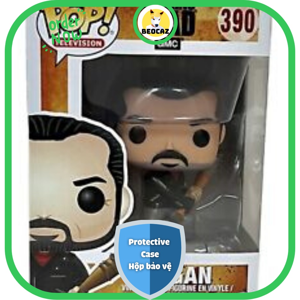 [Ship Hỏa Tốc][Full Box] [Tặng Hộp Bảo Vệ Mô hình Funko nhân vật Negan phim The Walking Dead Xác sống No.390