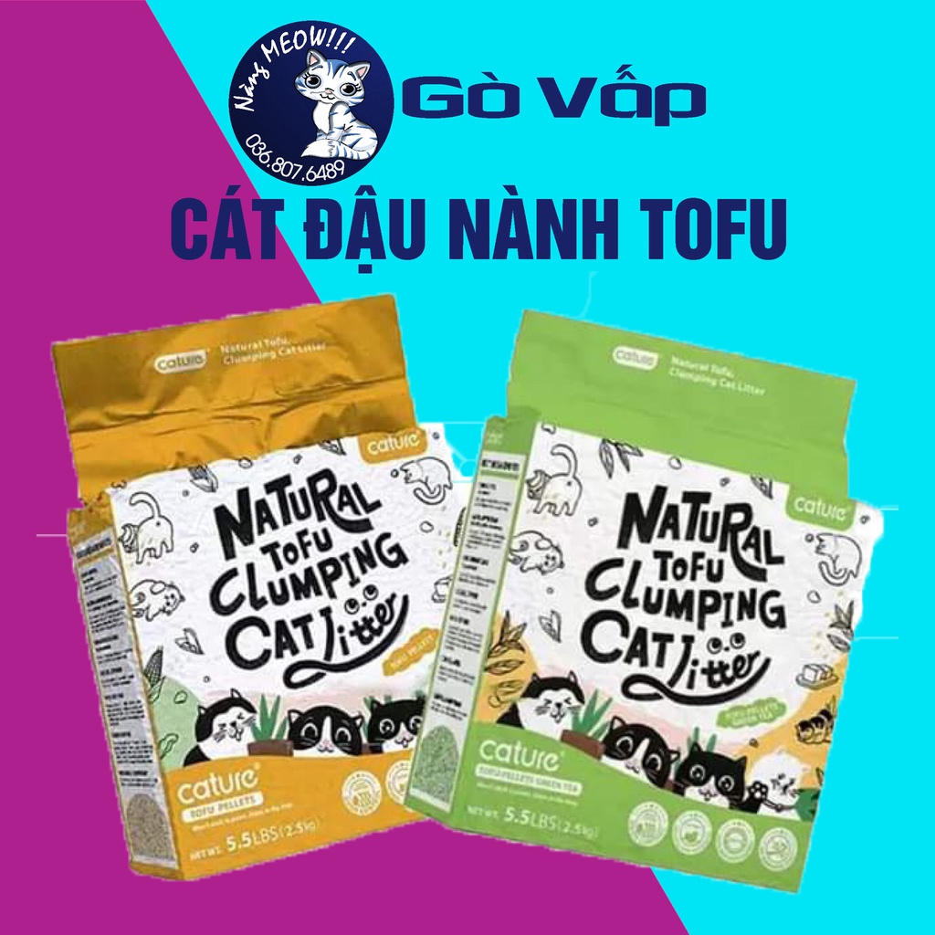 [Mã 55FMCGSALE1 giảm 10% tối đa 40K đơn 250K] Cát đậu nành ToFu Cature 6L Cát vệ sinh cho mèo