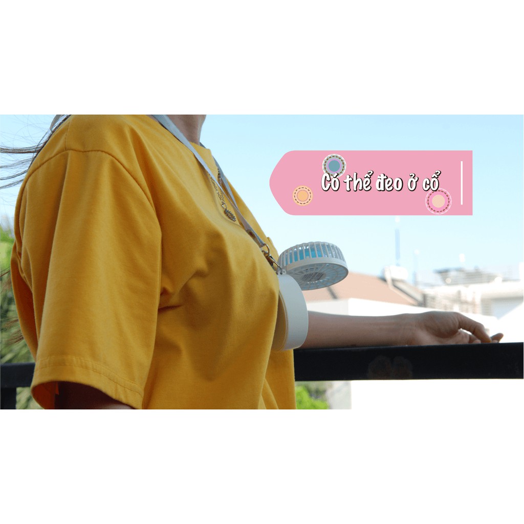 Quạt mini cầm tay đa chức năng Buddy Cooler cao cấp TẶNG KÈM 2 MẶT NẠ  HÀN QUỐC BẤT KÌ | BigBuy360 - bigbuy360.vn