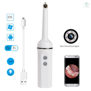 Camera Nội Soi Răng Miệng Không Dây 6 Bóng Led Cho Ios Android