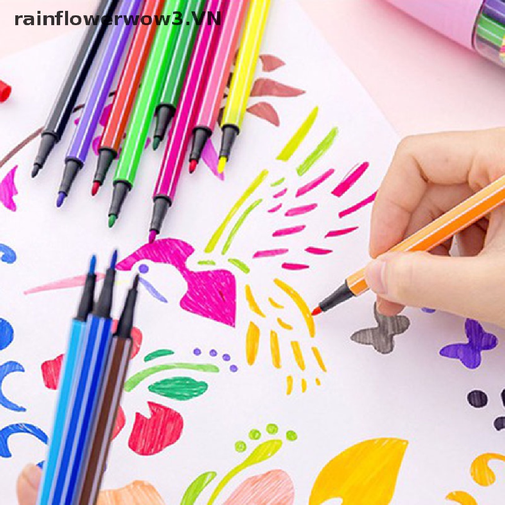 Bộ Bút Màu Nước Có Thể Giặt Lại Dùng Vẽ Nghệ Thuật Cho Trẻ Em