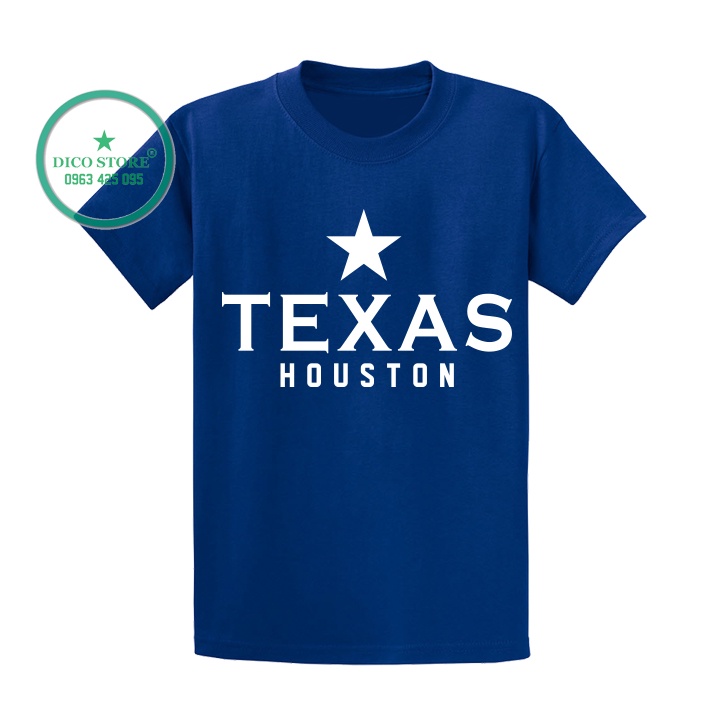 Áo thun TEXAS UNISEX NAM NỮ FORM RỘNG VẢI THUN COTTON MỀM MỊN