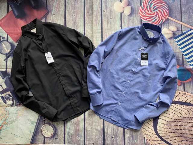 Sơ mi dài tay topman cotton lụa from slim fit