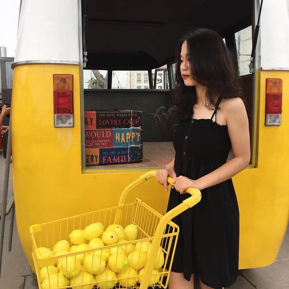 Đầm nhún smoking Fleur