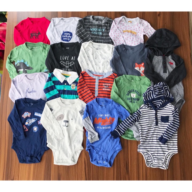 Combo bodysuit dài tay xuất dư made in combodia