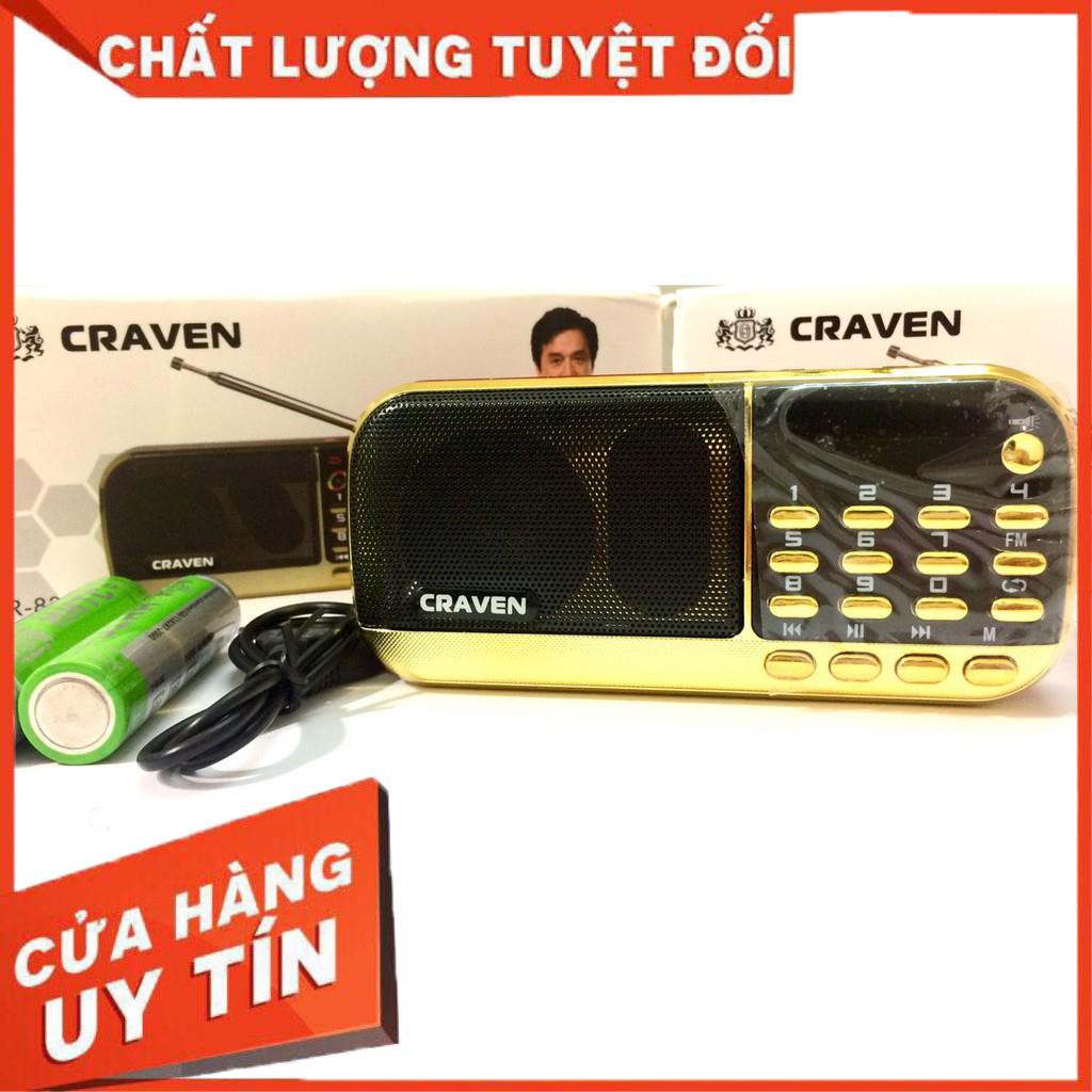 LinhAnh ⚡giá rẻ⚡ Loa thẻ nhớ Craven CR 836/836S đọc kinh phật dùng thẻ nhớ pin siêu trâu nhatlinh1824