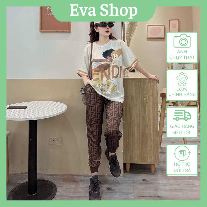 Set Thun Bigsize Nữ, Đồ Bộ Thể Thao Nữ Phong Cách Đẹp Cộc Tay Form Rộng Phối Họa Tiết Chất Thun Cotton Đủ Size 45-70kg.