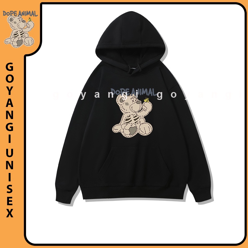 Áo Hoodie GYG Unisex Dope Animal Form Rộng Oversize Phong Cách Hàn Quốc