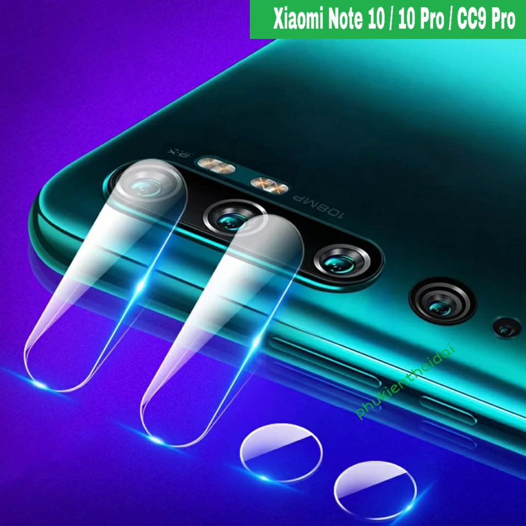 Cường lực Camera Xiaomi Mi Note 10 / Note 10 Pro / CC9 Pro dùng chung đủ phụ kiện