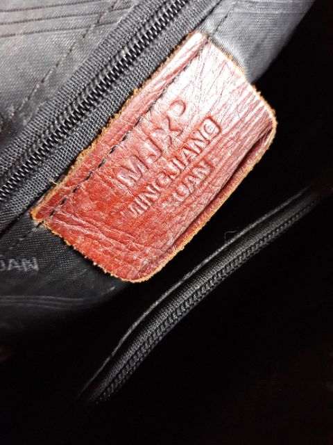 Túi đeo vai da thật đan