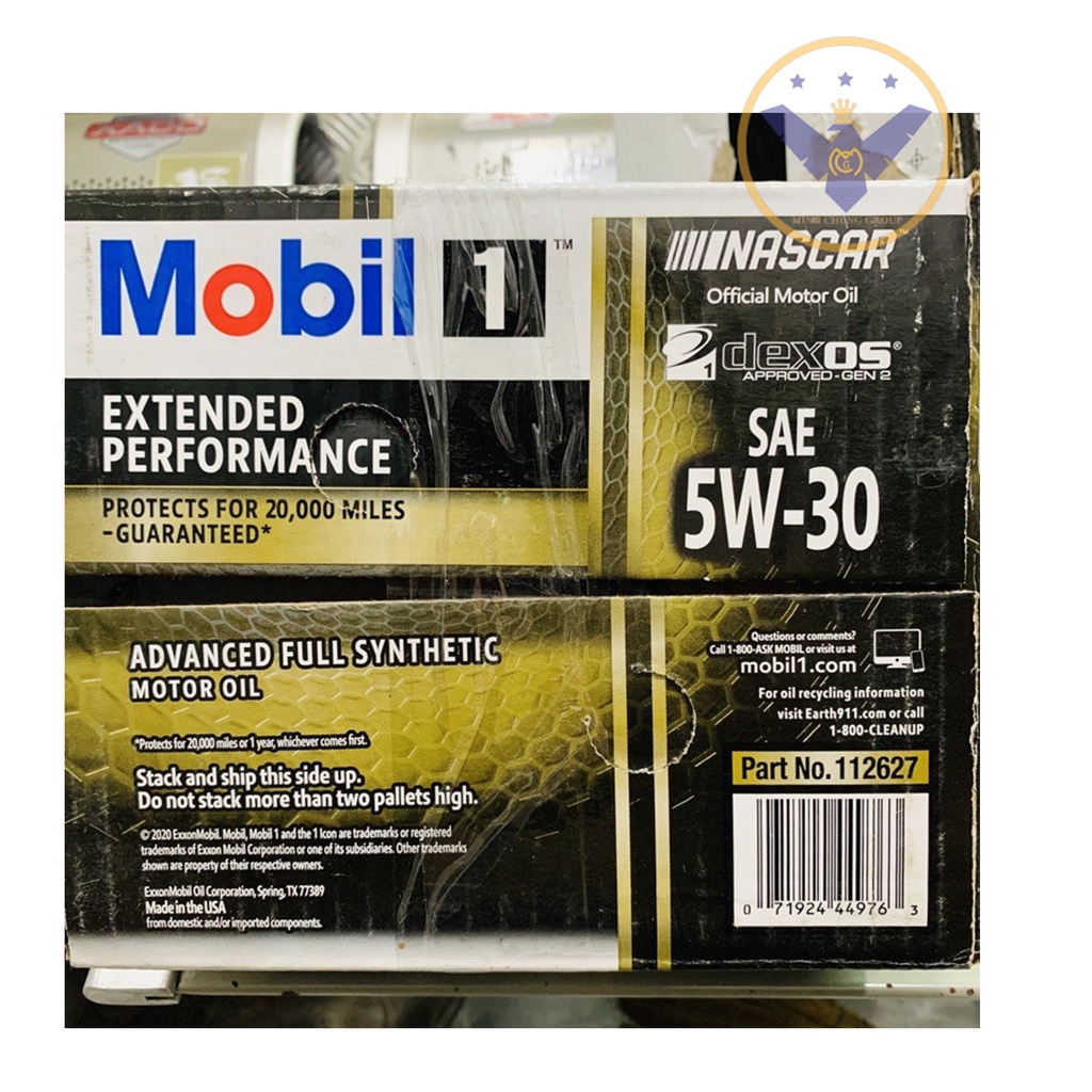 Nhớt xe tay ga, xe ô tô Mobil 1 EP 5W30 tổng hợp cao cấp 946ml - made in USA