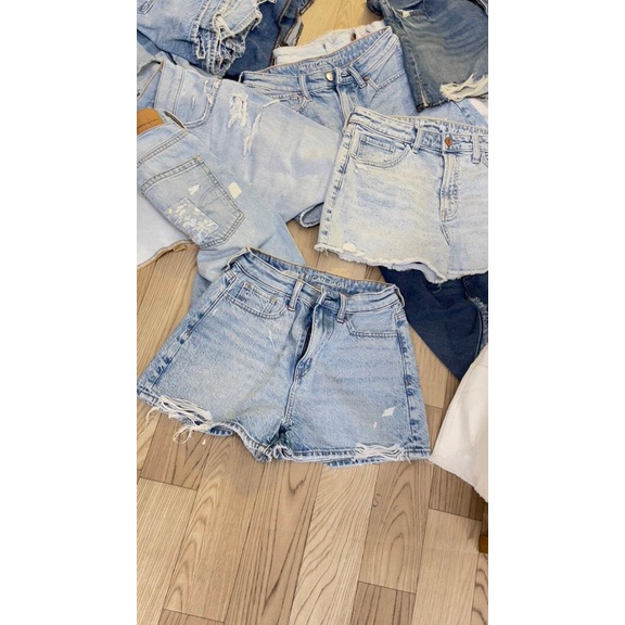 Quần short jeans nữ AE xuất dư xịn