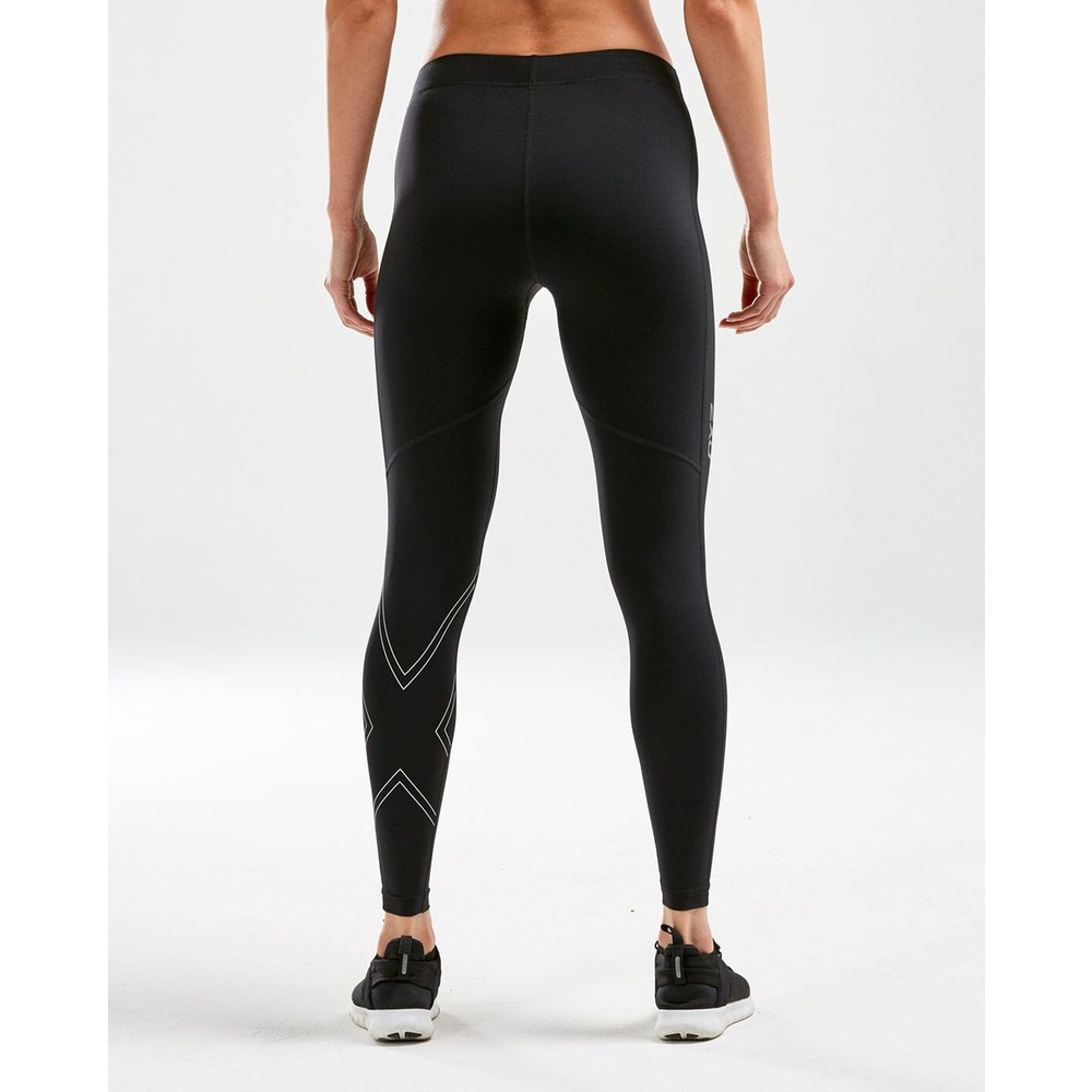 Quần Bó Cơ Thể Thao Nữ 2XU ASPIRE COMPRESSION TIGHTS Màu Đen 2XUWA5862BBS