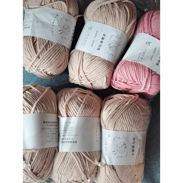Len yaoh ( wool 100% ) bảng màu trơn ( sẵn )