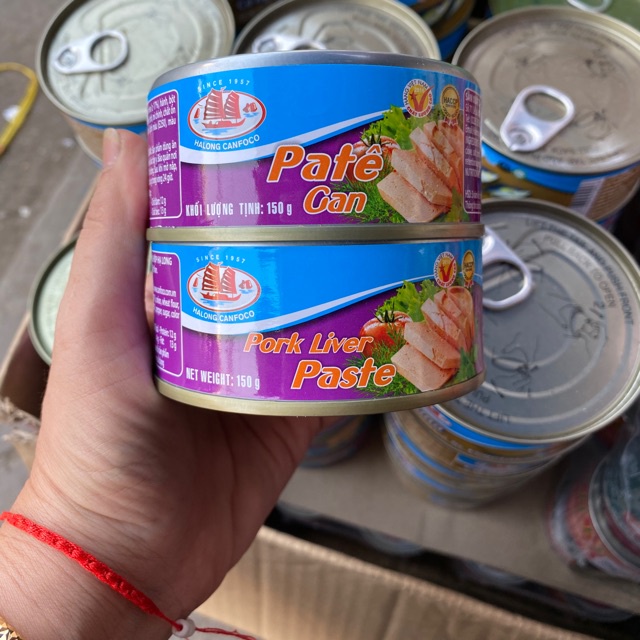 Pate Gan Đặc Biệt Hạ Long - Hộp 100g (Bò xay, heo 2 lát, thịt lợn hấp,...)