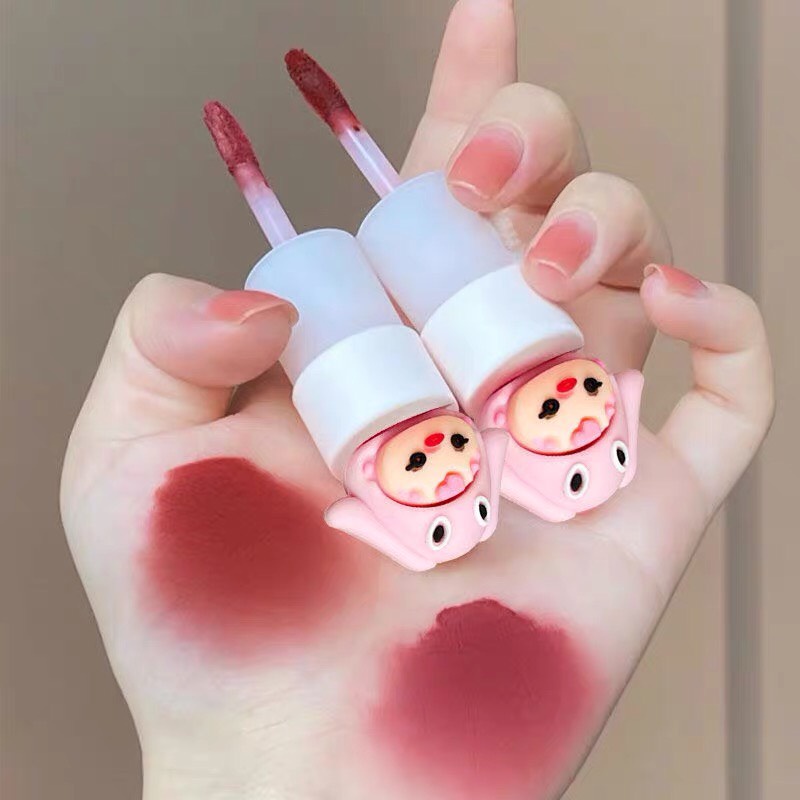 [Hàng mới về] Son kem lì KAKASHOW mềm môi dễ thương hot trend Cute Doll Lâu Trôi Và Chống Thấm Nước Cao Cấp