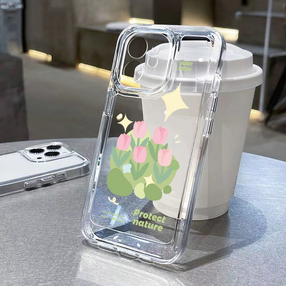 Ốp Điện Thoại TPU Mềm Trong Suốt Chống Sốc Cho iPhone 11 Pro Max 13 12 Pro XS Max XR X 8 7 Plus SE 2020 2022