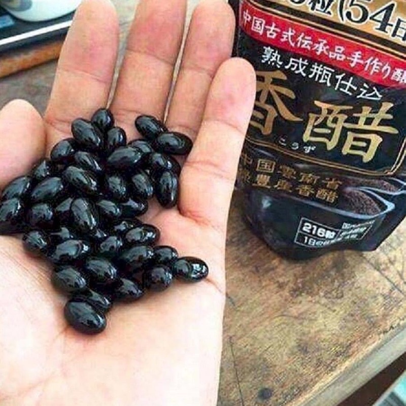 Giảm cân giấm đen Orihiro 216 viên - giảm cân dấm đen Orihiro Nhật Bản