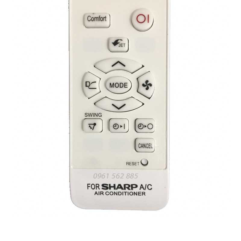 Remote Điều Khiển  Máy Lạnh SHARP CRMC-A907JBEZ ( Ít Nút) Bảo Hành Đổi Mới 1 Tháng