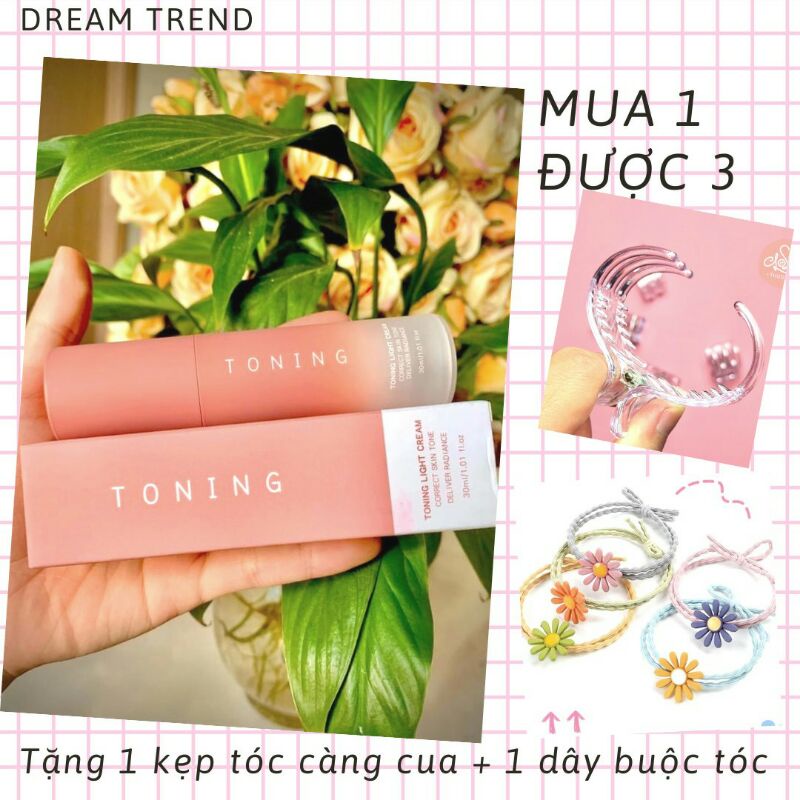 Kem lười nâng tone da 3 in 1 Dream Trend Toning Light Cream