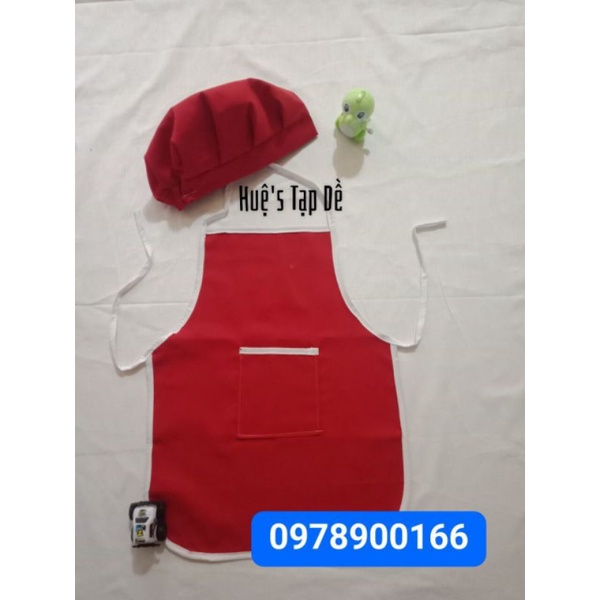 combo 40 tạp dề tiểu học( không kèm mũ)