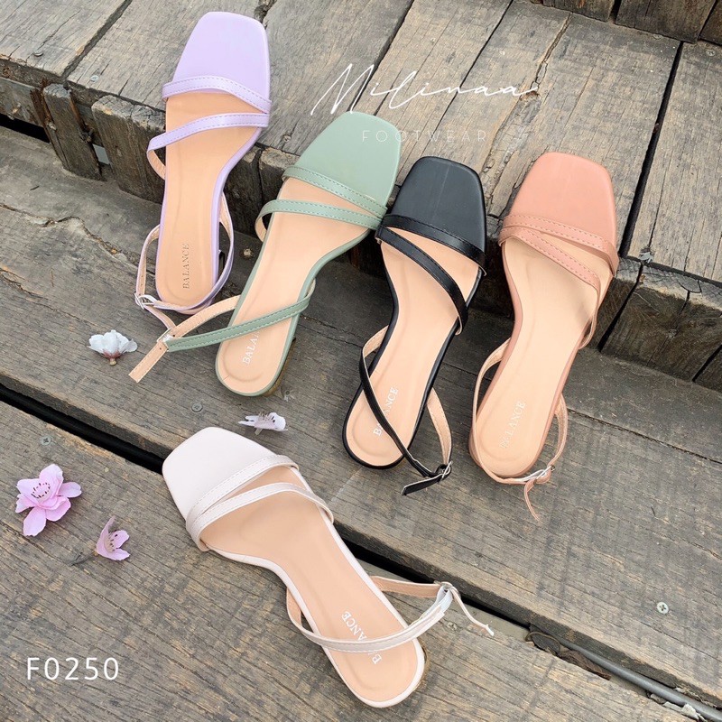 SANDAL BALANCE SLINGBACK HAI PHÂN HAI QUAI NGANG XÉO F0250