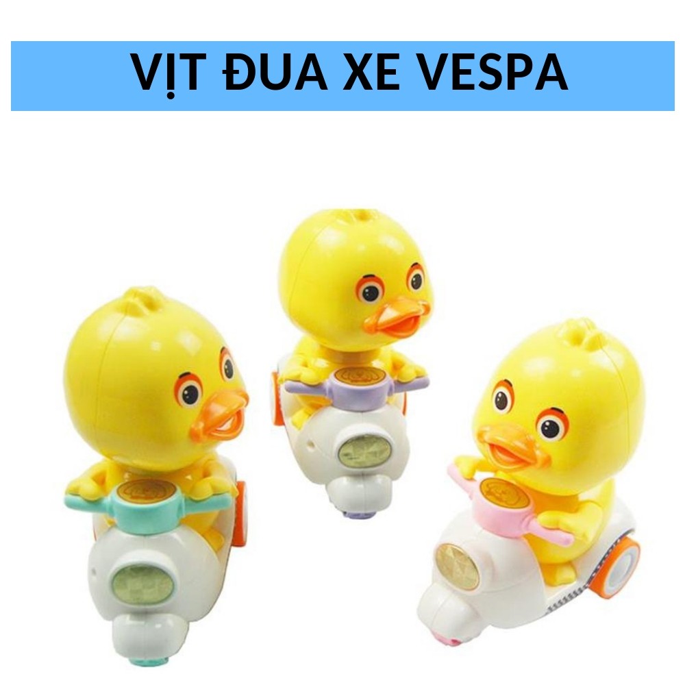 Đồ chơi Vịt đua xe Vespa