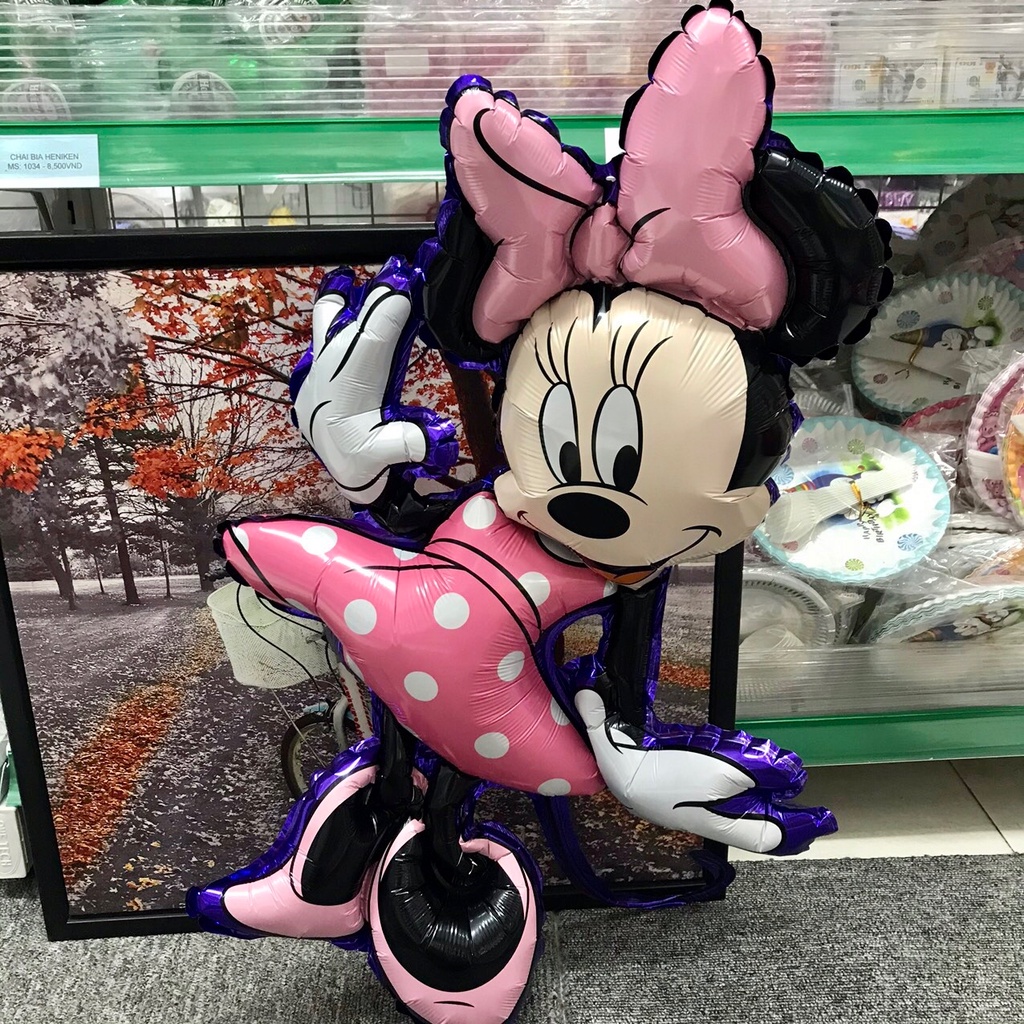 Bóng kiếng chuột mickey trai gái 75cm trang trí sinh nhật