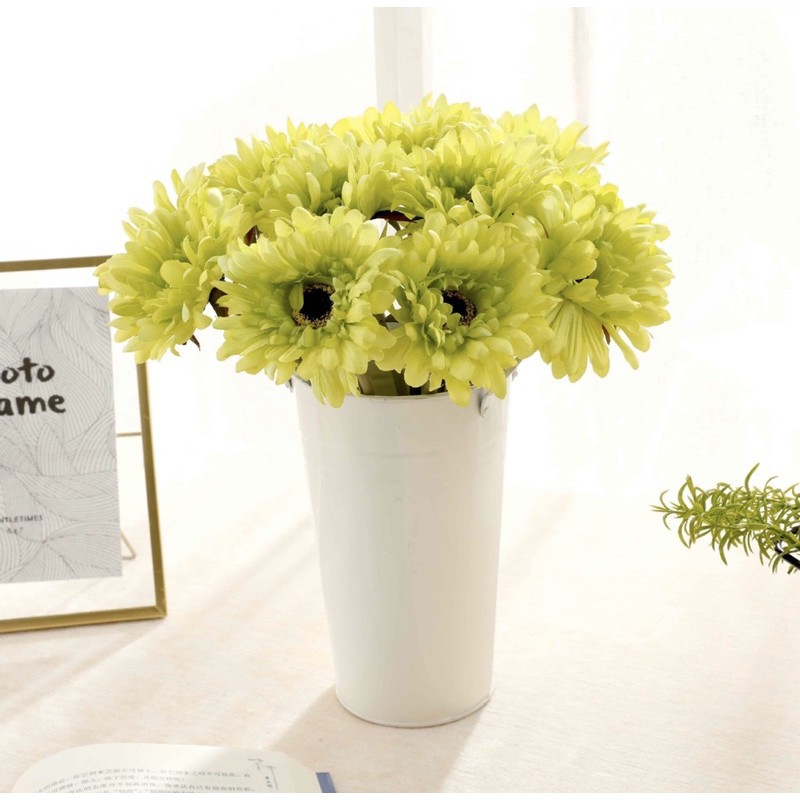 [SP YÊU THÍCH] COMBO 5 CÀNH hoa Đồng Tiền nhân tạo giống thật đến 99%, hoa decor, hoa lụa 06