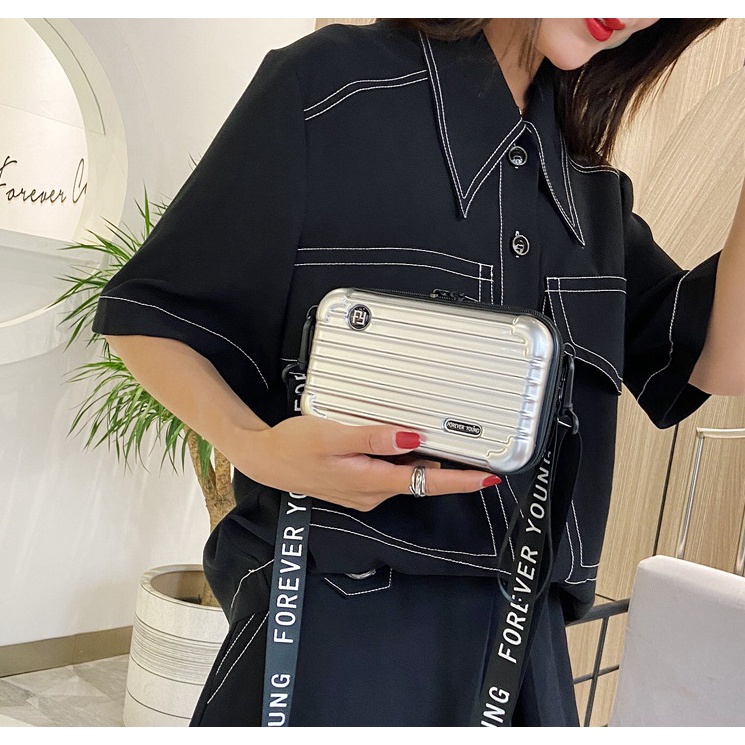 Túi đeo chéo nữ BB hình chiếc vali mini nhỏ xinh độc đáo