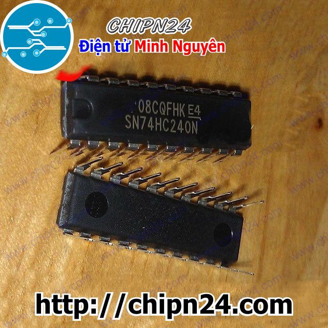 [1 CON] (DIP) IC 74HC240 DIP-20 (SN74HC240 74240)