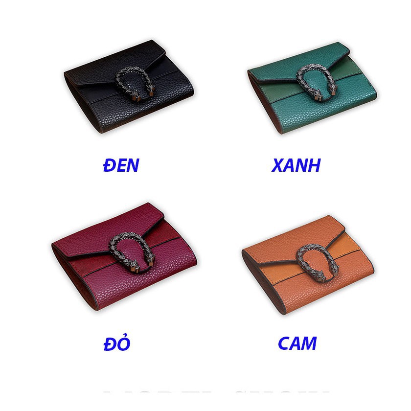 Ví nữ Vituni bóp cầm tay cao cấp mini khóa rồng đẹp VN07 | BigBuy360 - bigbuy360.vn