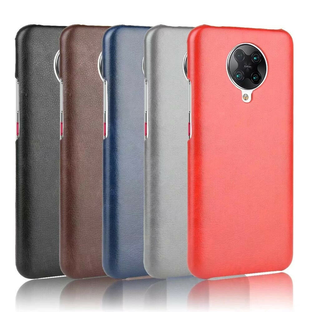 Ốp điện thoại mỏng bằng nhựa+PU phong cách retro cho XIAOMI POCO F2 PRO