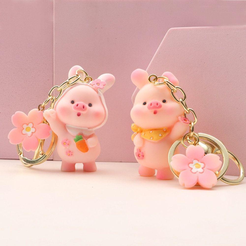 Móc Khóa Hình Heo Peppa Dễ Thương Giá Đỡ