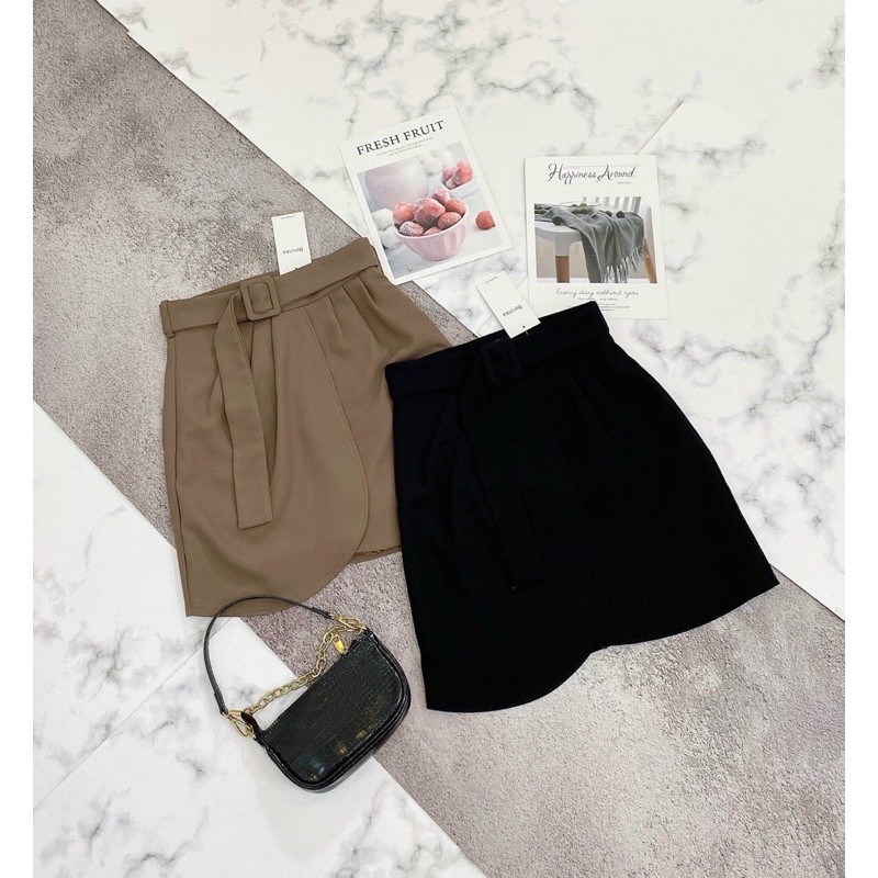 [Mã FAXANH55 giảm 10K đơn 50K] CVNU18 - CHÂN VÁY NỮ XẾP VẠT BẦU KÈM ĐAI | BigBuy360 - bigbuy360.vn