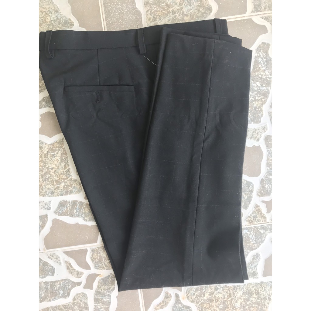 Quần tây nam kẻ caro cao cấp chất bao đẹp | BigBuy360 - bigbuy360.vn