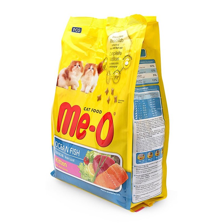 Combo 3 gói Thức ăn cho mèo con dưới 1 tuổi Me-O Kitten 400gr