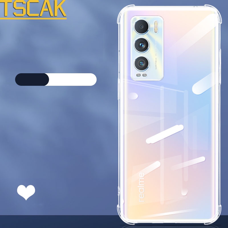 Ốp điện thoại TPU silicone trong suốt cho Realme 8 Pro C21 C21Y C25 C25S C20 Q3I Q3 Pro Carnival Gt Explorer Master