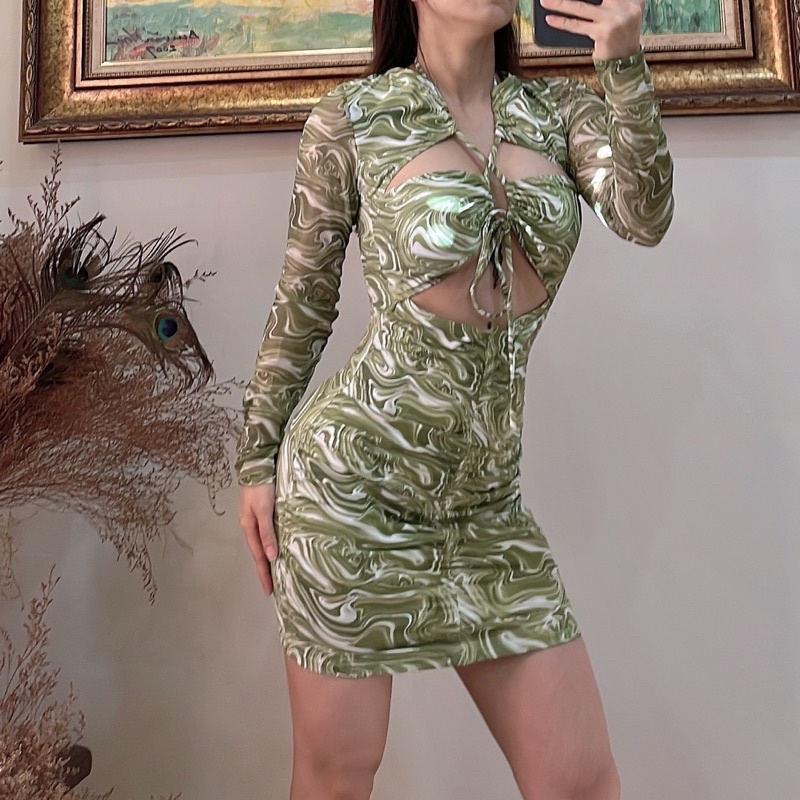 Đầm tankinis cut-out quyến rũ