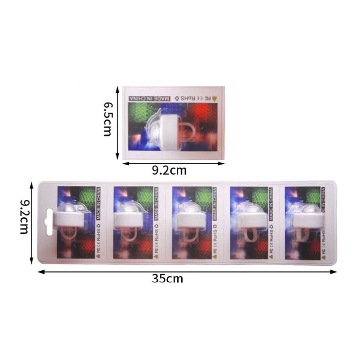 1 / 1 Đèn Led Dạ Quang Hình Nhẫn Đeo Ngón Tay Độc Đáo